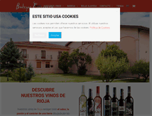 Tablet Screenshot of bodegasestraunza.com